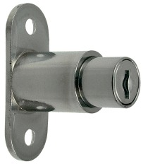 Sliding Door Lock Chrome C/w 2 Keys from FDB